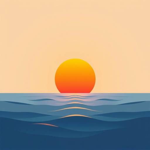 Logotipo do Estüdio Criativo Sol Nascente, um sol estilizado nascendo sobre o mar.